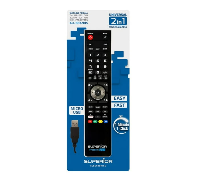 Buy Superior Micro-usb 2-1 Universal Remote in Bulk | Makro Business