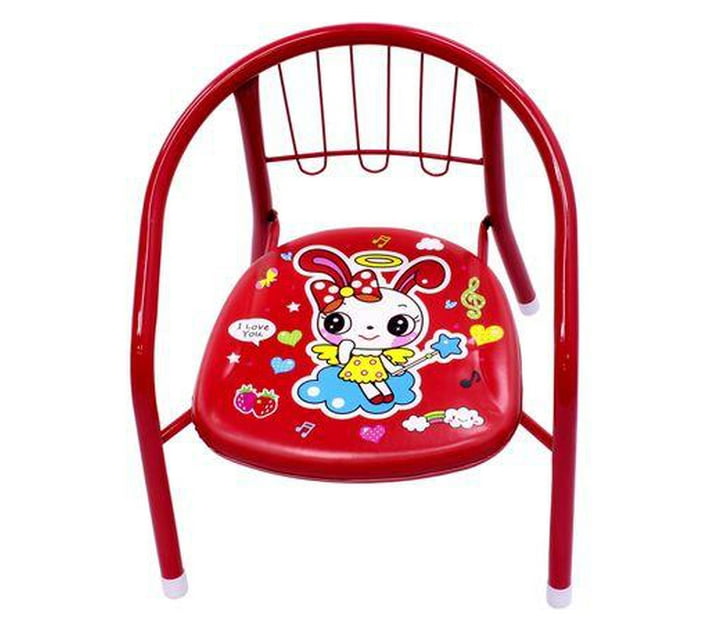 Someone’s in a Makro Kids / Kiddies Cushioned Metal Chair with Squeaky