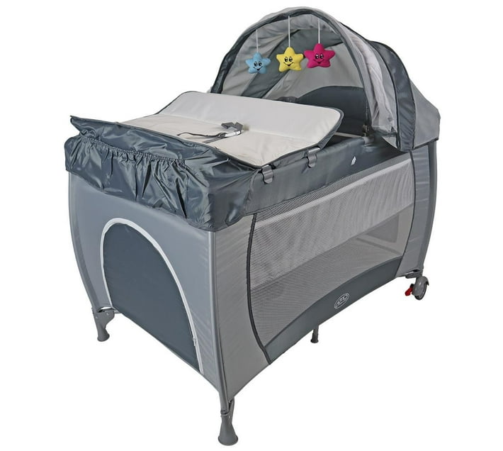Baby Links Hailey Travel Camp Cot with Changing Table Makro