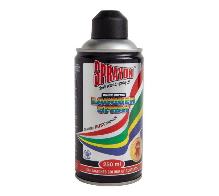 Someone’s in a Makro Sprayon Matt Black Lacquer Spray Paint (250ml) Mood