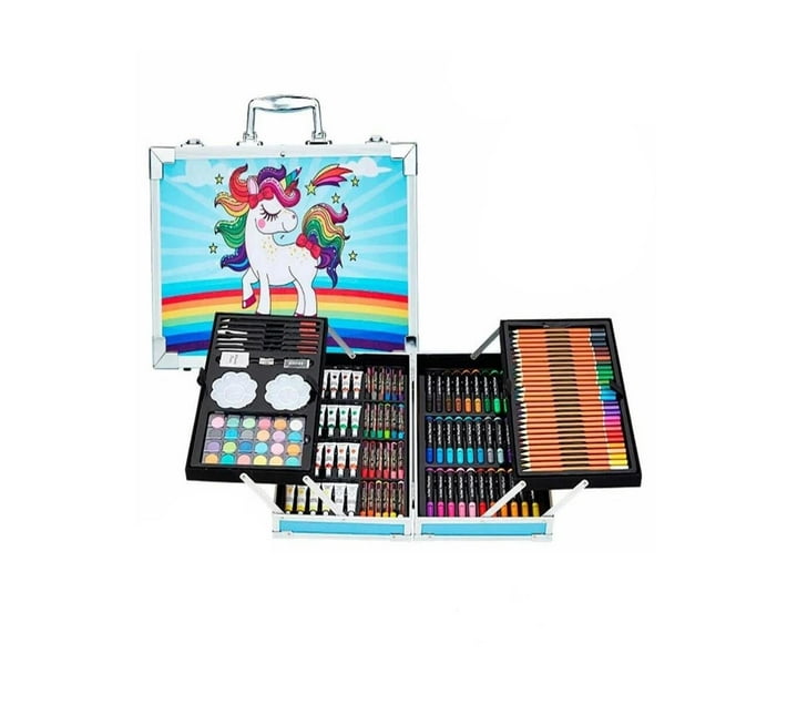 Unicorn Art Set with Box for Kids Blue (145Piece) Makro