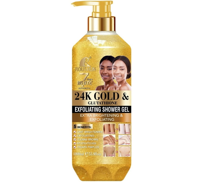 Sublime Galore Roushun 7days 24K Gold & Glutathione Exfoliating Shower