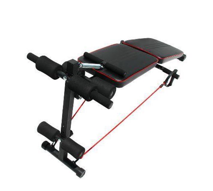 Someone’s in a Makro MultiFunction Adjustable Ab Bench w/ Resistance