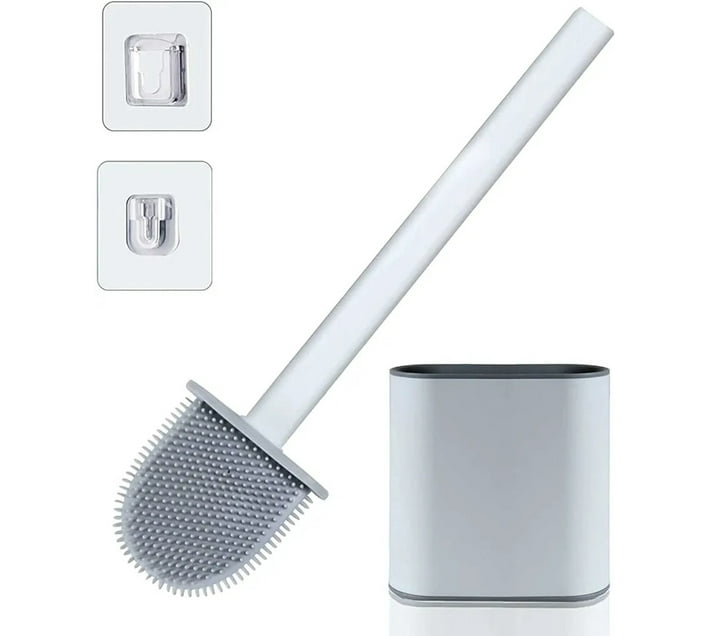 World 81559 Toilet Brush with Holder (Grey) Makro