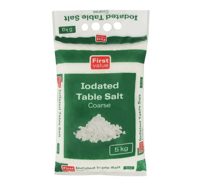 First Value Coarse Salt (1 x 5kg) Makro