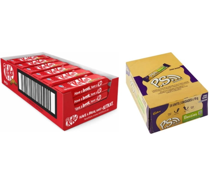 Ps Bar Buy Nestlé & Cadbury PS Mini Bars & Kit Kat 2 Finger Mini Chocolates ...