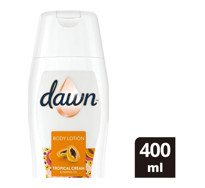 Dawn Body Lotion Tropical Cream (1 x 400ml) Makro