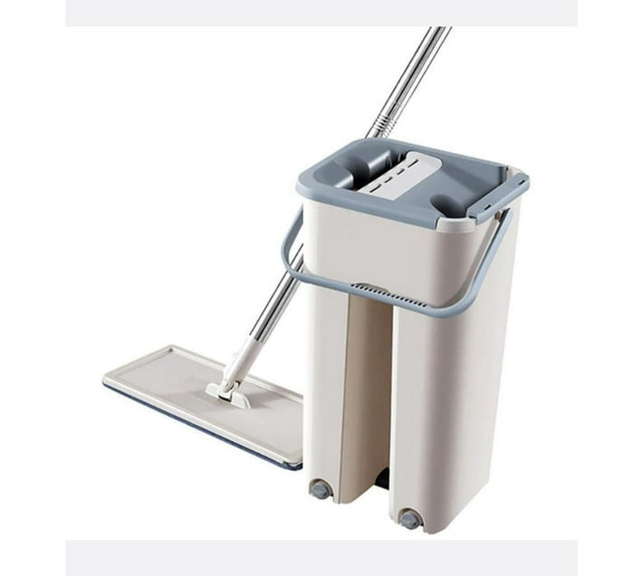 Someone’s in a Makro Foldable Flat Mop & Buckets Set with 4 Squeegee