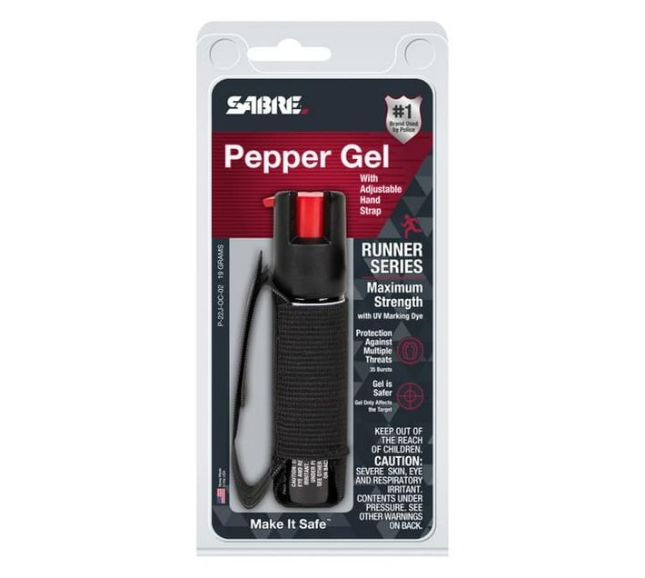 Someone’s in a Makro Sabre Runner Gel Pepper Spray with Adjustable