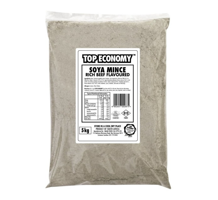 Someone’s in a Makro Top Class 5kg Soya Mince Mood