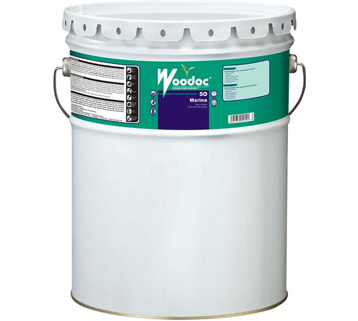 Woodoc 50 (Clear) Gloss Wood Varnish (Alkyd 20 L) Makro