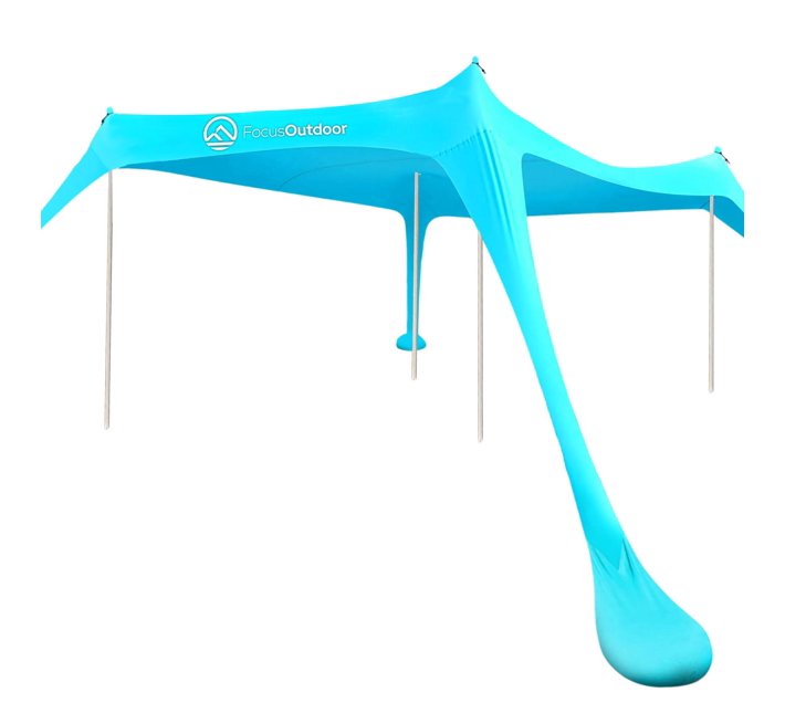 Someone’s in a Makro FocusOutdoor Pop Up Lycra Beach Tent With 4 Poles