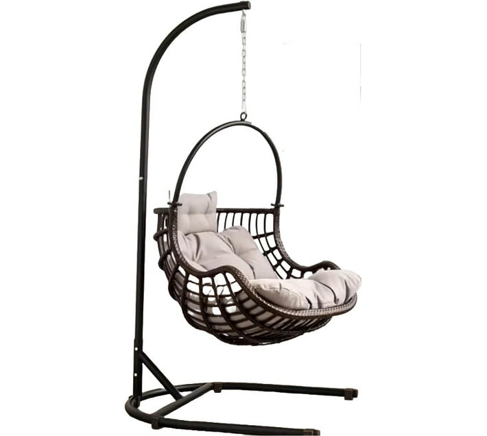 kcfurn OUT022 Synthetic Fiber Hammock Chair (Brown, 1, Knock Down) Makro