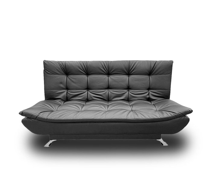 Someone’s in a Makro Gotham Sleeper Couch Leather Grey Mood