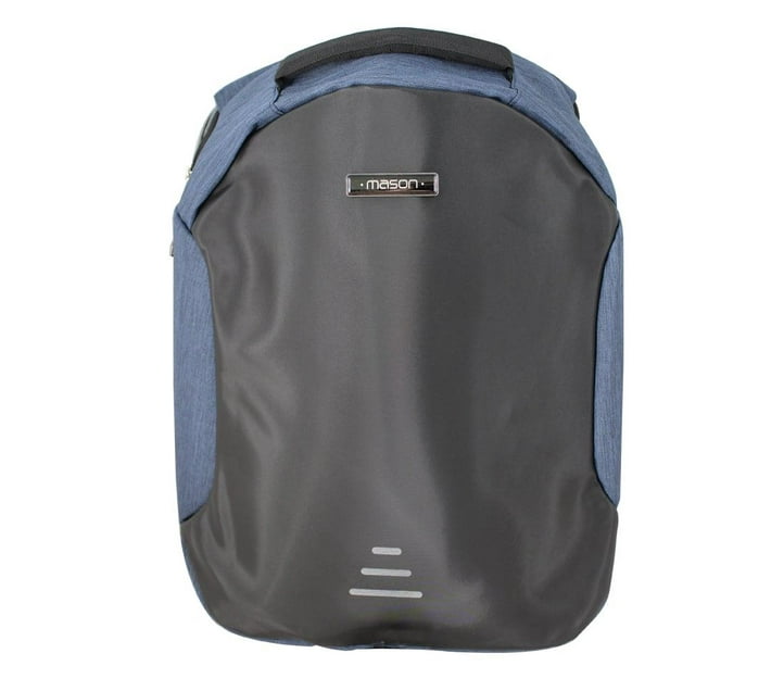 Someone’s in a Makro Mason Antitheft USB Backpack Blue Mood