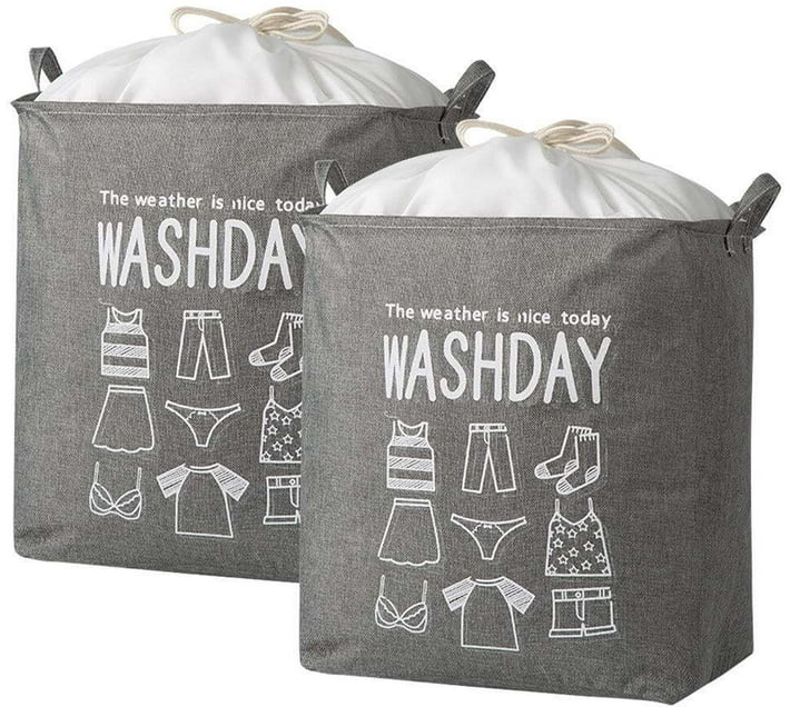 Heartdeco 150 L Grey Laundry Bag Makro