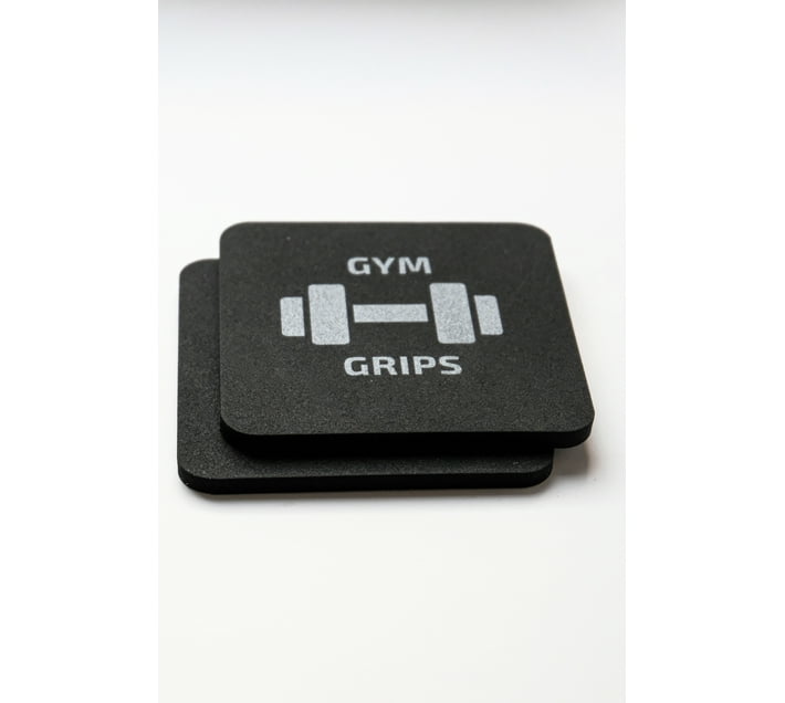 GYM GRIPS Lifting Pads Fitness Grips your Gym Glove Alternative (Black
