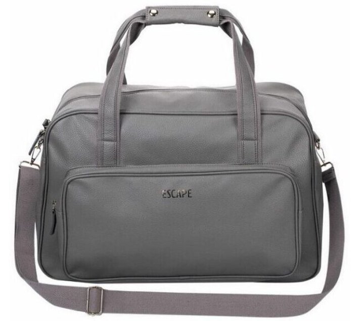 Escape Imitation Leather CarryAll Bag Waterproof Weekender (Grey, 32 L