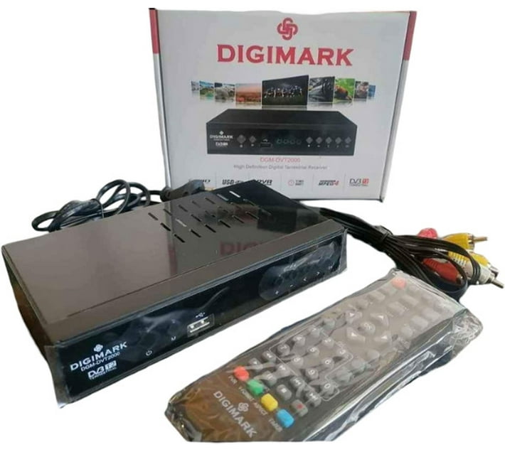 Digimark Remote Buy DIGIMARK Digital DVB T2 Receiver digimark dgm- dvt 2000 decoder (12 ...