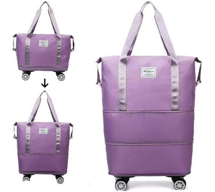 Generic Rolling Expandable Duffle Bag with Wheels Cabin Suitcase 2