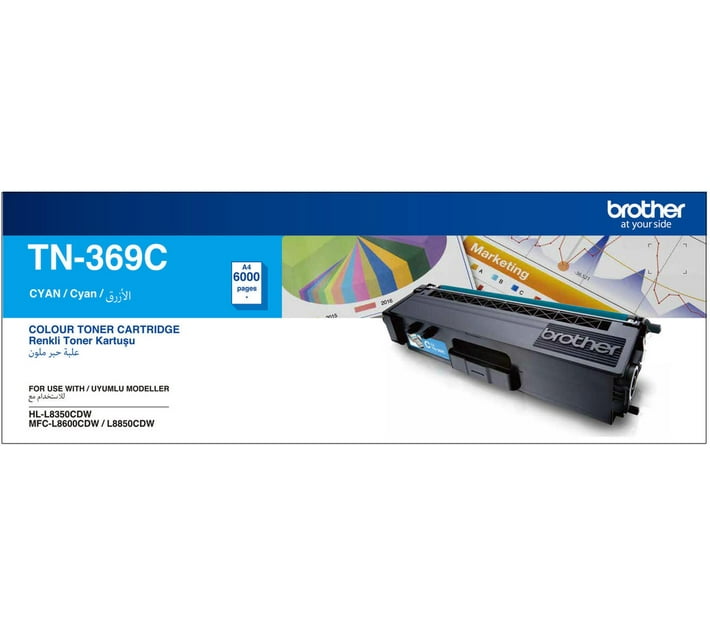 Buy Brother TN-369C Cyan Ink Toner () in Bulk | Makro Business