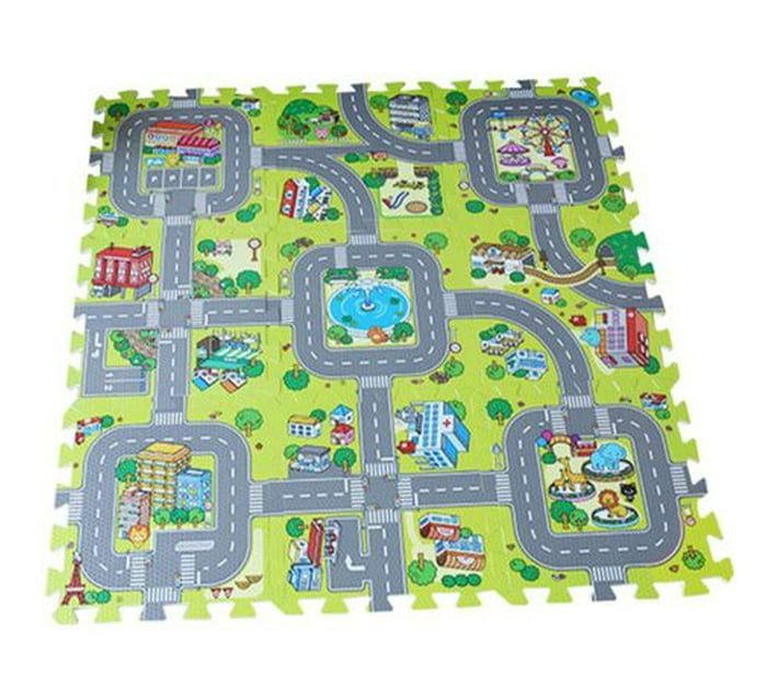 Someone’s in a Makro Time2Play Eva Foam Puzzle Traffic Play Mat 9 Piece ...