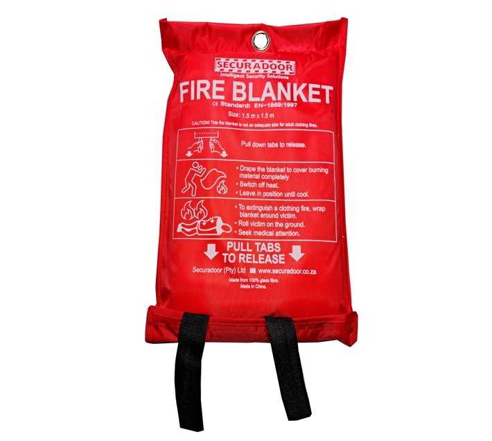 Someone’s in a Makro Securadoor Fire Blanket 1.5m x 1.5m Mood