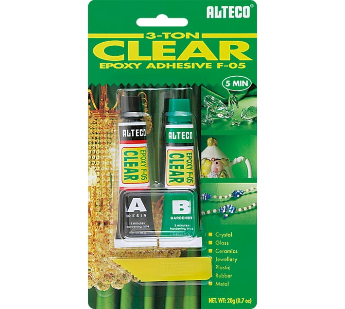 Alteco Strong 3 Ton F05 Clear Epoxy 20 g 5 min Adhesive (240 g) Makro
