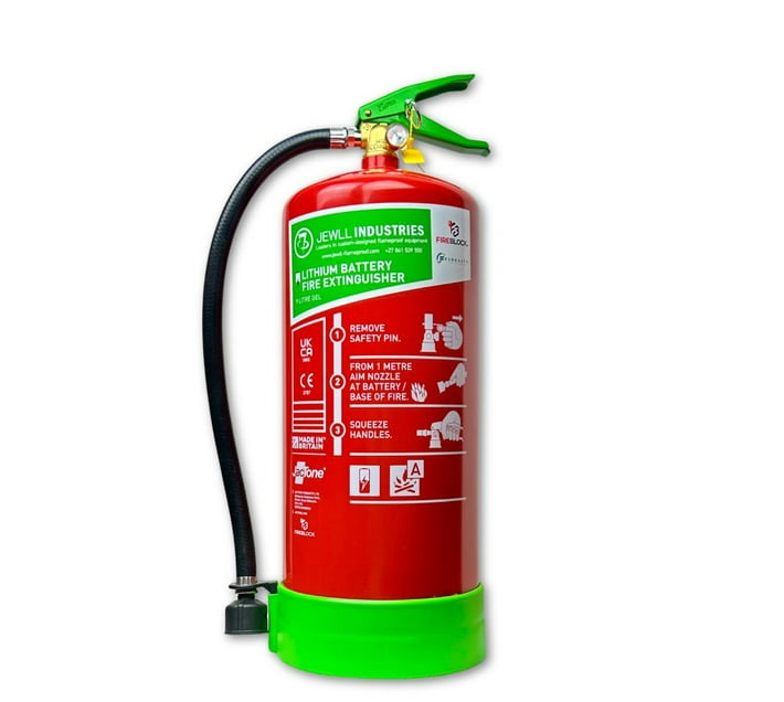 FIREBLOCK LITHIUM Battery Fire Extinguisher – 9 Litres | Makro