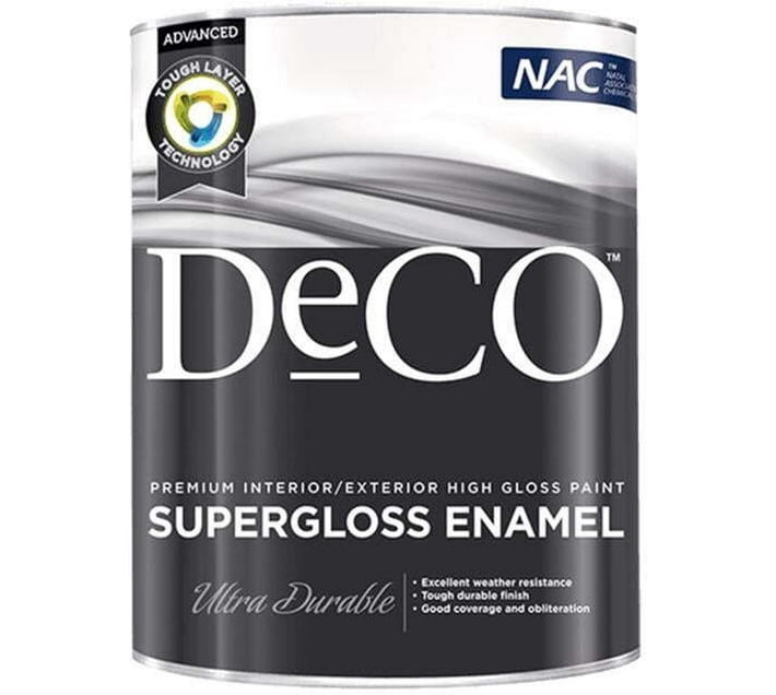 Deco TECSEBGREY5L Grey Enamel Wall Paint (5 L) Makro