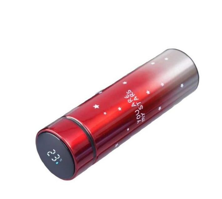 Someone’s in a Makro Smart Temperature Display Stainless Steel Thermos Flask Red Mood