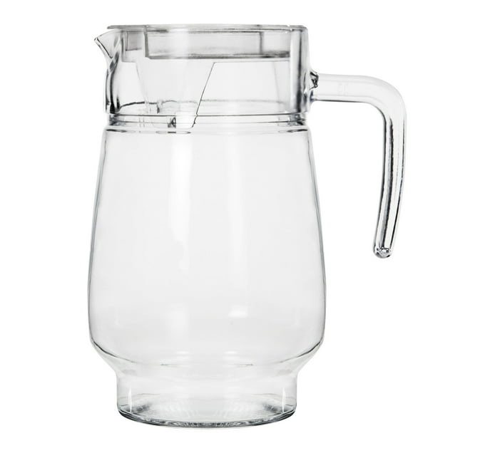 Regent 1.3 l Glass Water Jug with Clear Lid Makro