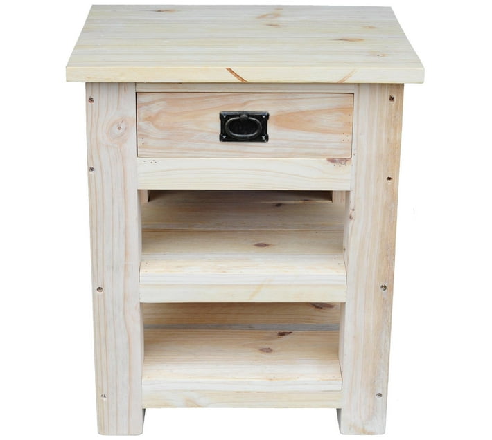 Someone’s in a Makro Chirume Rustic, Bulky Bedside/Side Table/Pedestal