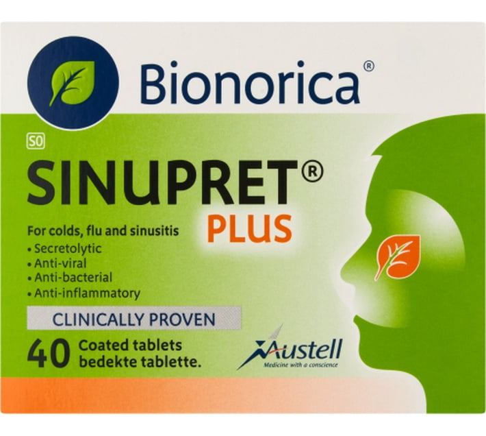 BIONORICA SINUPRET® PLUS Tablets (40 Unit) Makro