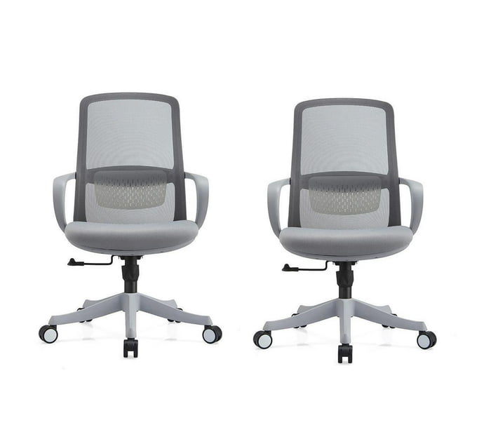 Someone’s in a Makro Ergonomic Office Chair Home Office Desk Chairs 2 Pack Grey Colour Mood