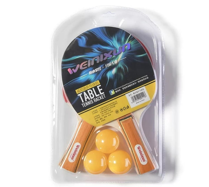 Someone’s in a Makro Table tennis racket and balls Mood