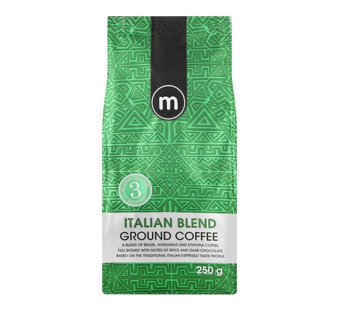 Someone’s in a Makro M Ground Coffee Blend Italian (250g) Mood