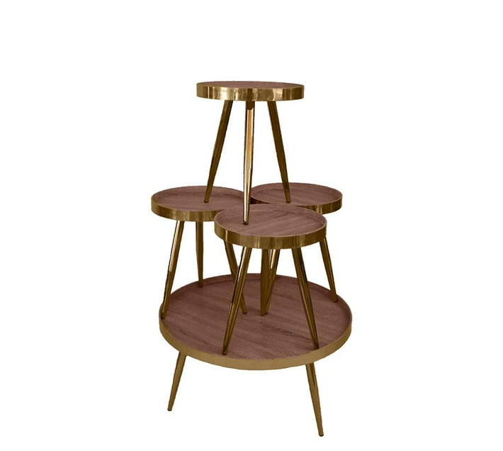 GOF Furniture Aster Round Coffee Table Set Makro