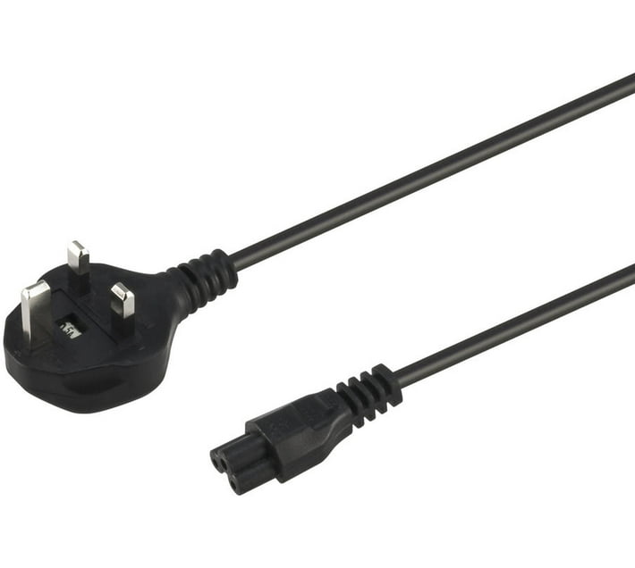 LinkQnet CAB-PWR-1H-BR-CL-1.8 Three Pin Plug (Black) | Makro