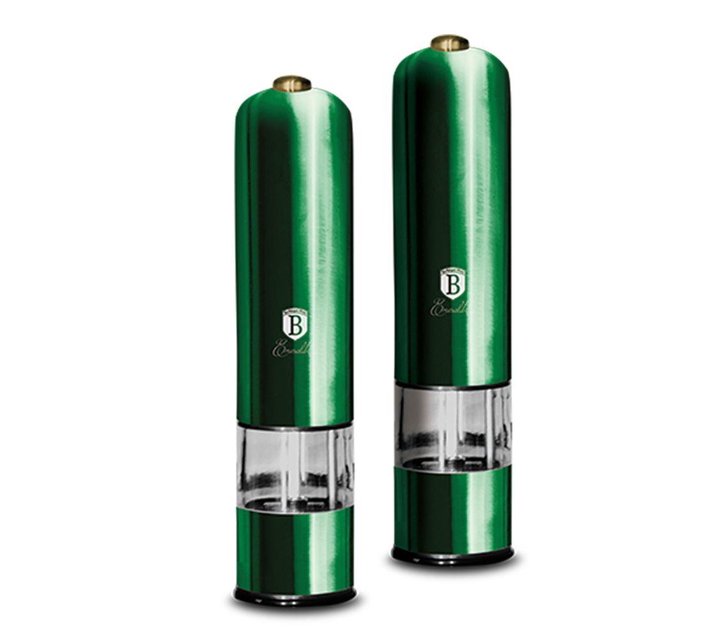 Berlinger Haus 2Piece Ceramic Grinder Salt & Pepper Mill Set Emerald