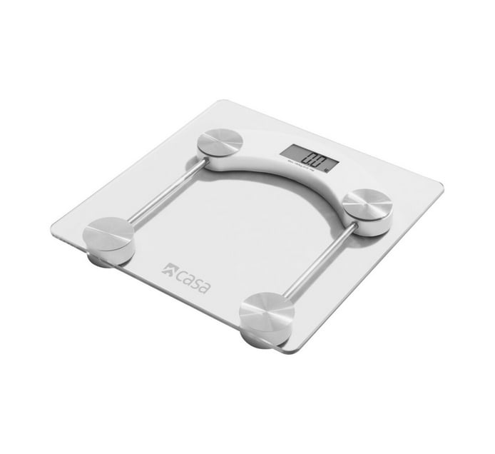 Casa Bathroom Scale Electronic Glass | Makro