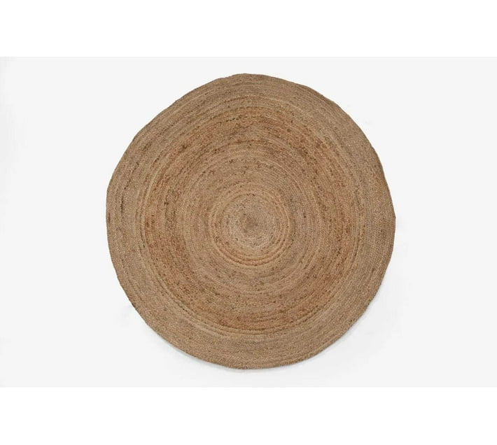 Buy Jute Round Rug NATURAL (Area Rug) Jute Circle Shape (120 cm x 65 cm ...