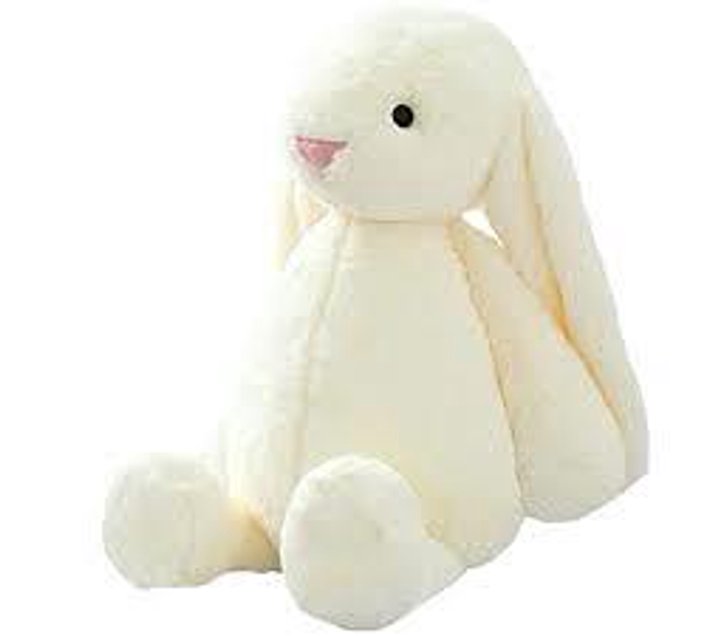Plush Long Eared Bunny RabbitLovely Soft ToyCream Makro