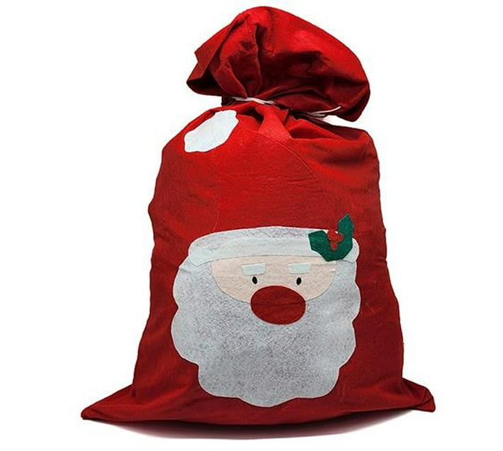 Someone’s in a Makro purpleX Giant Santa Face Sack - Big Christmas ...