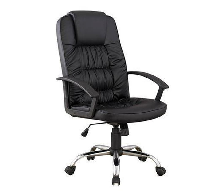 Someone’s in a Makro Stylish Executive Office chair with wheels and