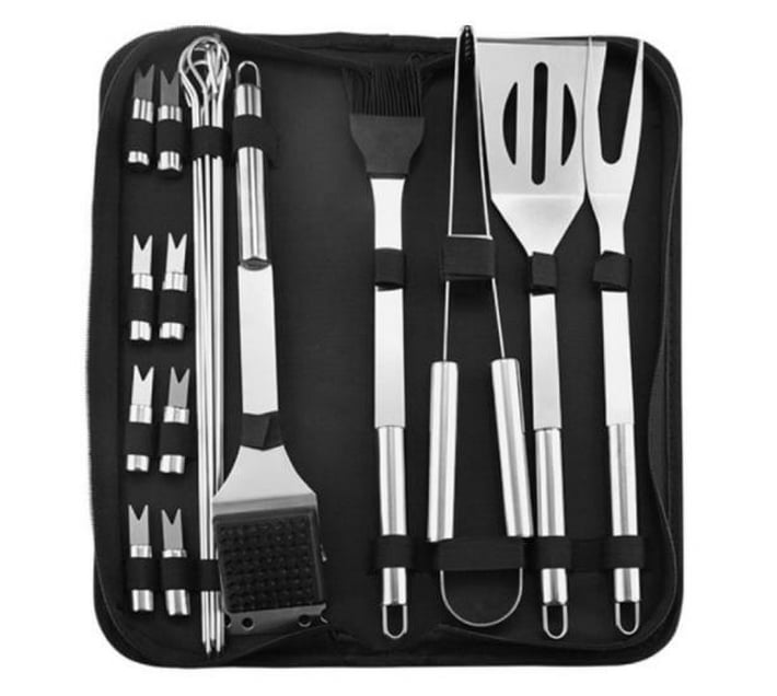 Someone’s in a Makro Camping Braai BBQ Tools 18 Piece Set Mood