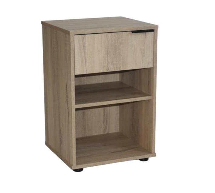 Someone’s in a Makro Jake One Drawer Bedside Table/Pedestal Beech Mood