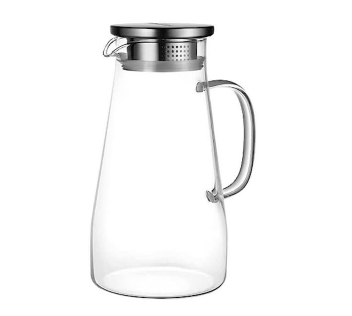 1.6L Glass Kettle With Stainless Steel Lid | Makro