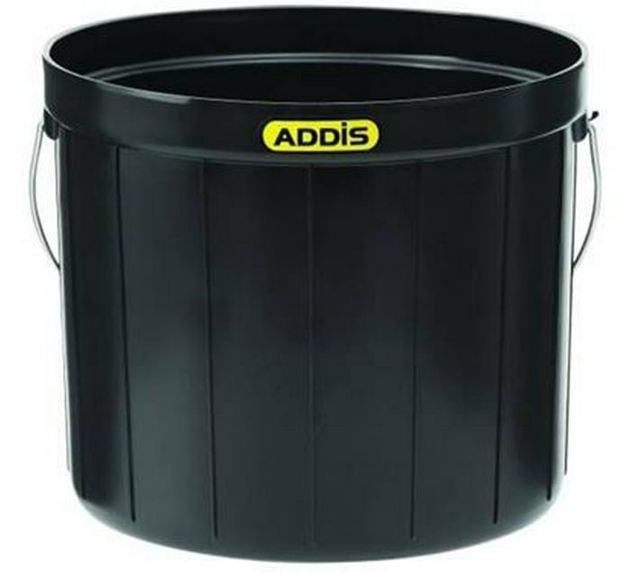 ADDIS BUILDERS BUCKET ROUND 10lt 10 L Plastic Bucket (Black) Makro
