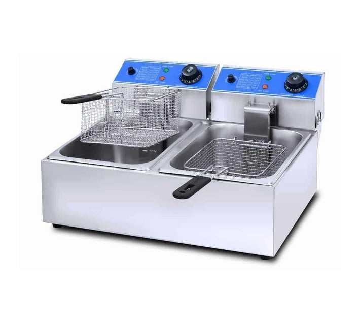 Someone’s in a Makro Hef82 double electric fryer 12L Mood